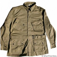A high-quality reproduction of the WWII US M42 Paratrooper Jacket
